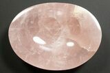 Polished Rose Quartz Bowl #318452-1